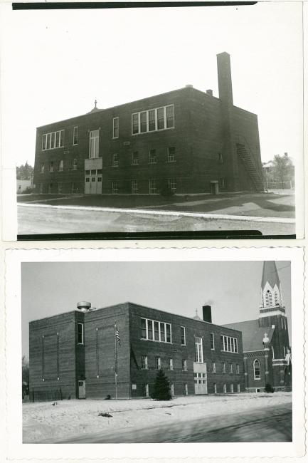 St Mary's school, two views Bottom picture dated Jan 30, 1953 (1)